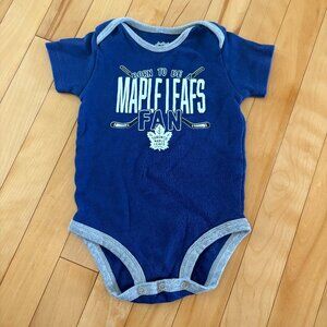 Toronto Maple Leafs Baby Shirt Blue Size 18 months NHL Hockey